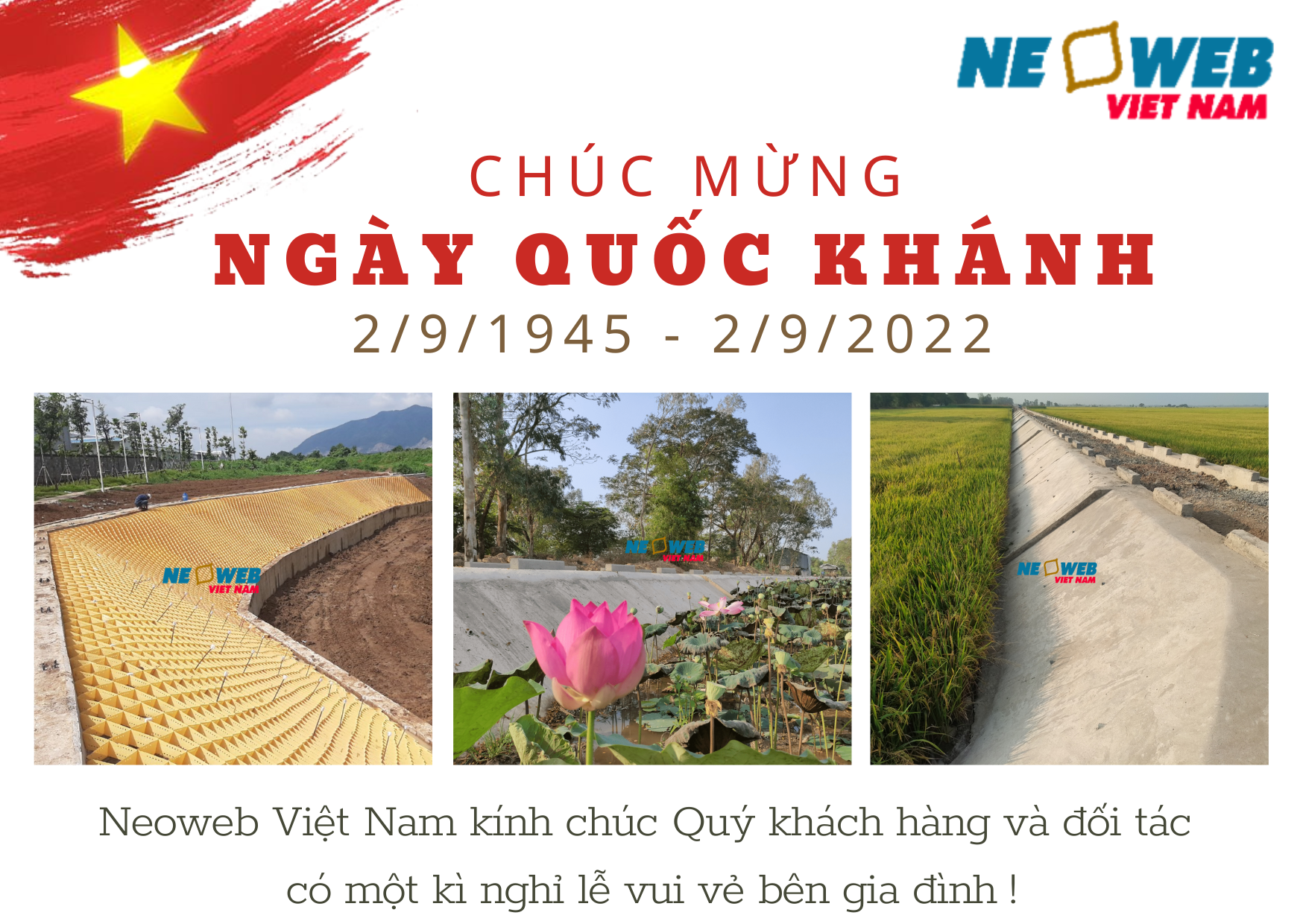 Neoweb Việt Nam chúc mừng Quốc Khánh