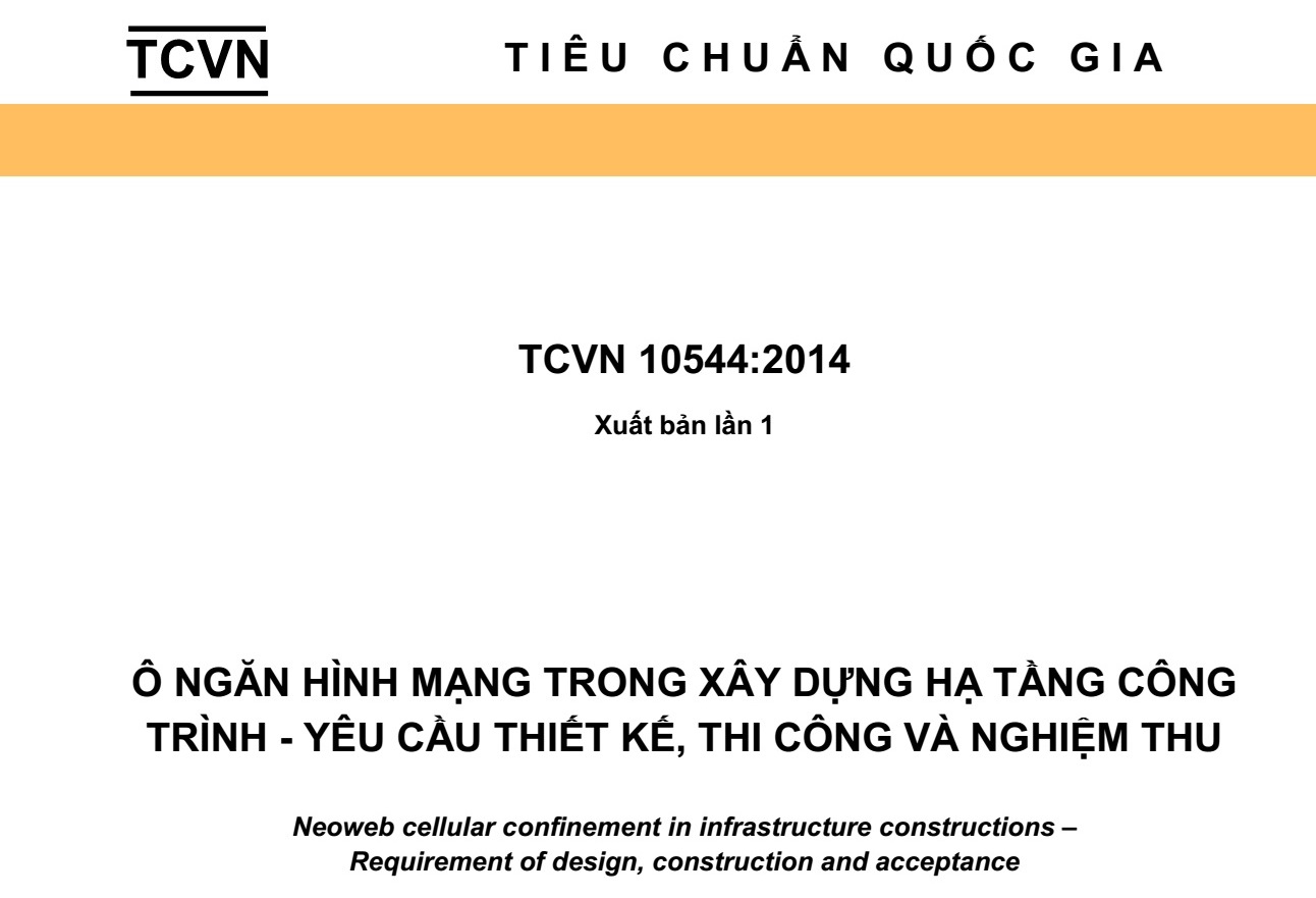 Tiêu chuẩn Việt Nam số 10544:2014