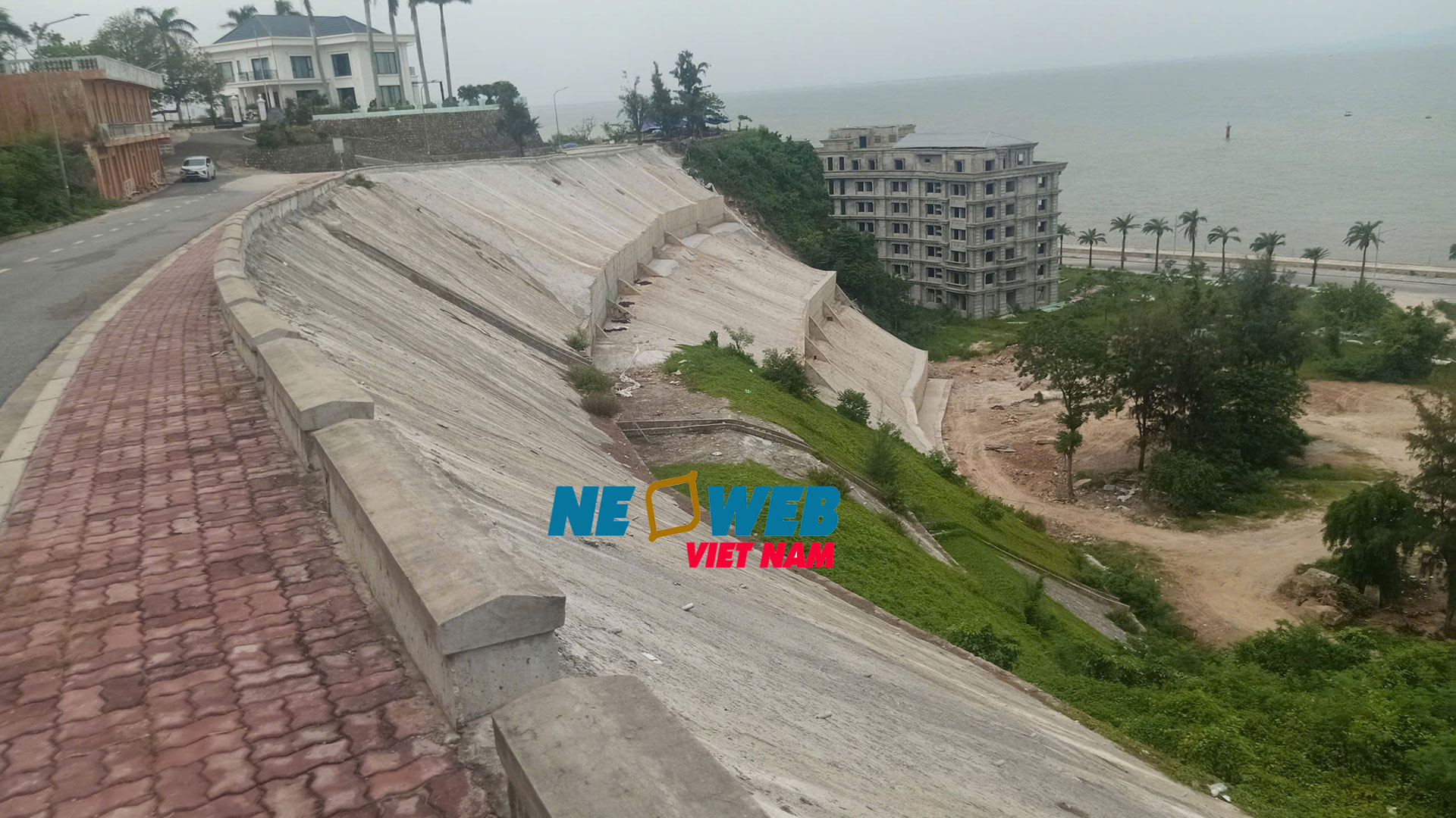 CẬP NHẬT SAU 2 NĂM: DỰ ÁN GIA CỐ MÁI TALUY ĐỔ BÊ TÔNG SỬ DỤNG NEOWEB – ĐƯỜNG HIẾU TỬ, ĐỒ SƠN, HẢI PHÒNG